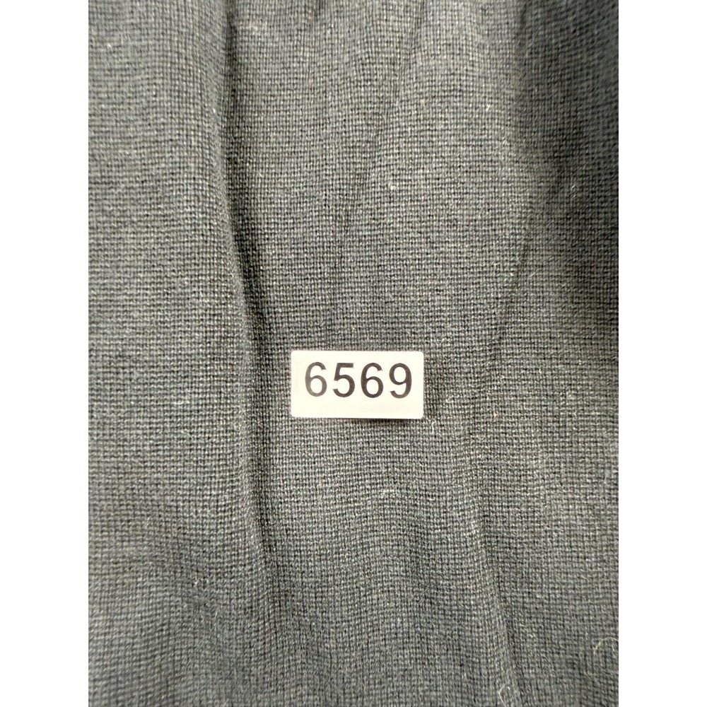 Ann Taylor Cardigan Sweater Womens Petite SP Black Ruffle Button Front Knit - Picture 10 of 10